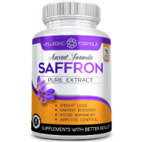 wellbeing formula saffron bottle